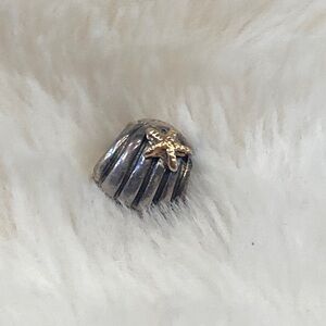 Clam & Starfish Charm